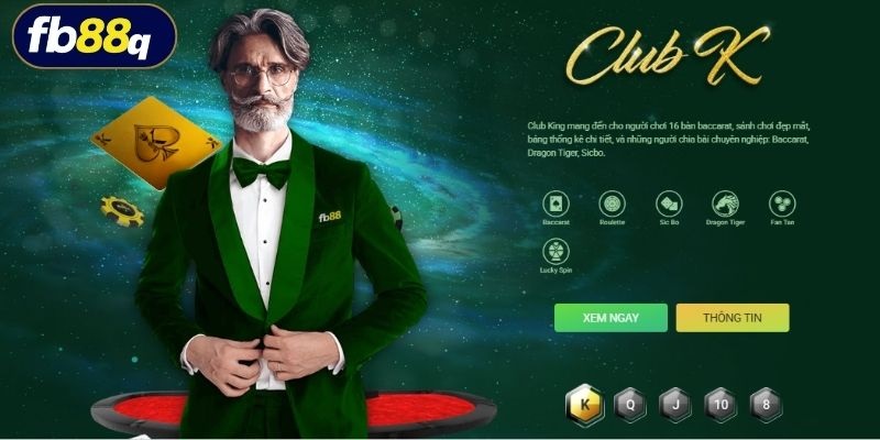 Casino FB88 mở ra không gian sòng bạc đẳng cấp