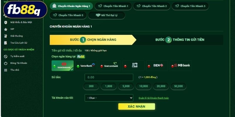 Giao dịch tại nhà cái được xử lý nhanh chóng qua phương thức hiện đại