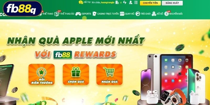 Truy cập trang web chính thức để nạp rút tiền FB88 thành công