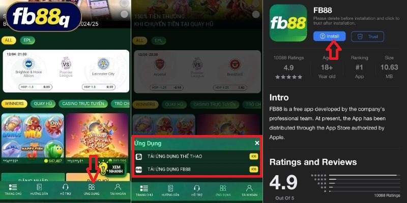 Tải app FB88 ngay và tận hưởng cuộc chơi bất tận